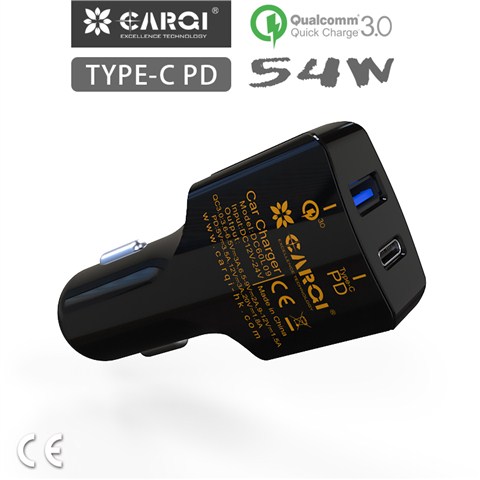 车载充电器 pd快充 QC3.0+TypecDC60L09