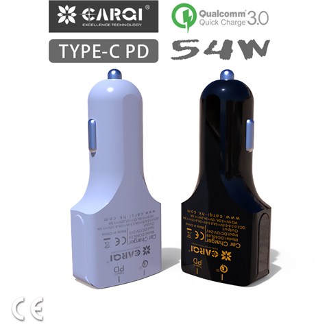 车载充电器 pd快充 QC3.0+TypecDC60L09